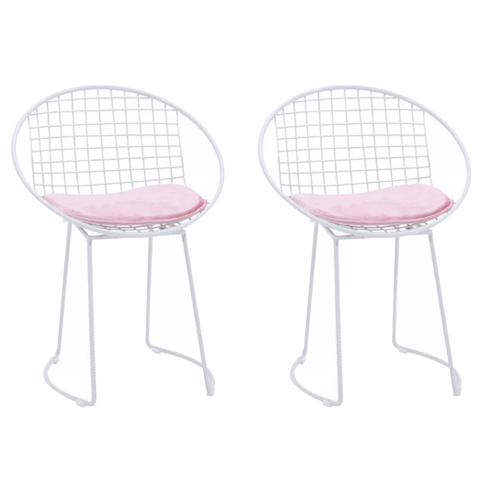 Metal Kitchen Dining Arm Chairs Glam Upholstered Dining Chairs