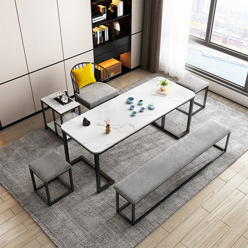 Grey Upholstered Dining Chairs Metal Windsor Back Arm Chairs