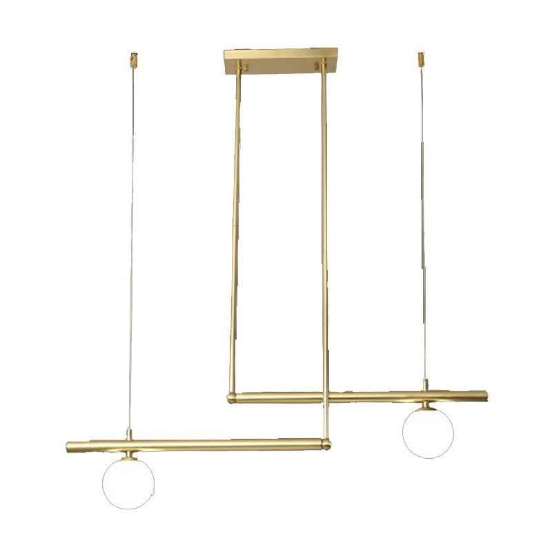 Modern Island Light Glass Hanging Lighting Fixture for Dining Room