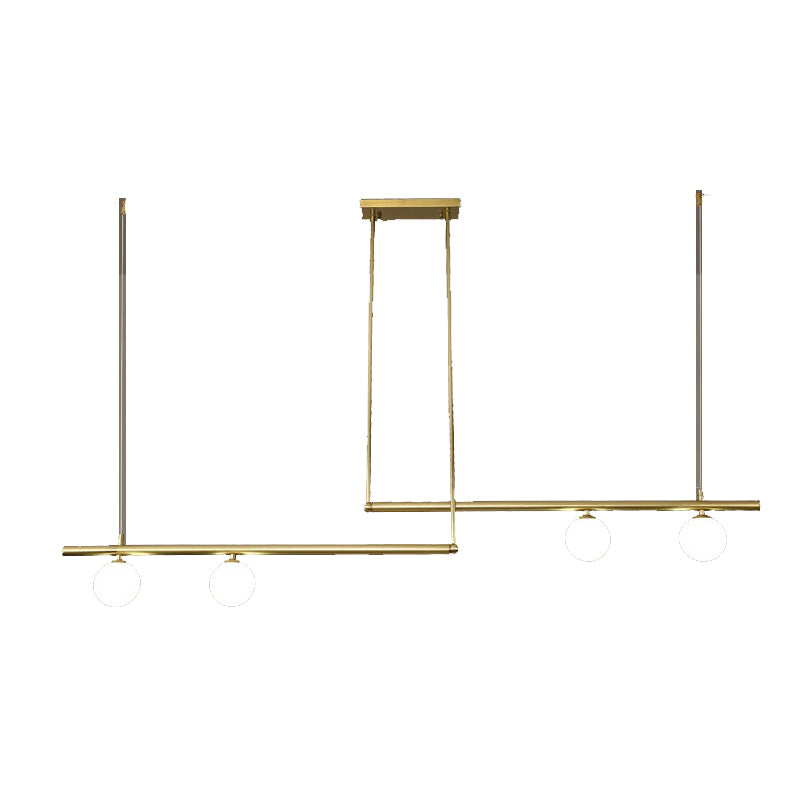 Modern Island Light Glass Hanging Lighting Fixture for Dining Room