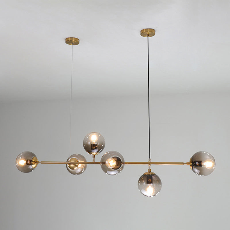 Modern Style Island Light Glass Hanging Light for Dining Room