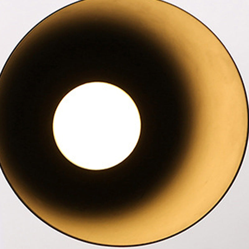 Single Modern White/Black Wall Mounted Sconce Unique Shaded Wall Light for Foyer