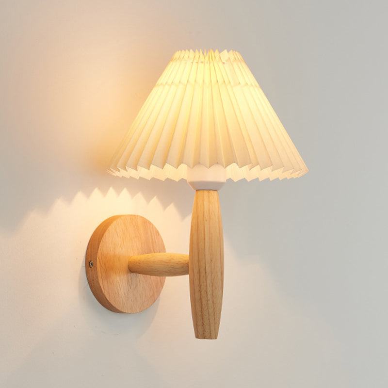 Contemporary Wall Light Wood Lighting with Shaded for Room Restaurant