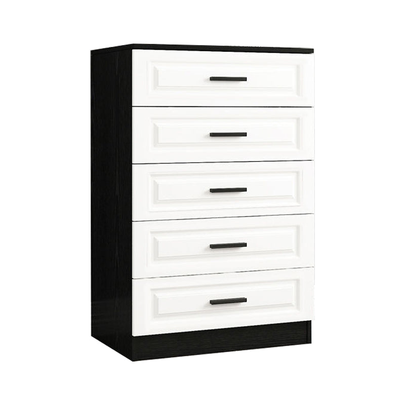 15.75" W Bachelor's Chest Wooden Home Double Dresser Without Mirror