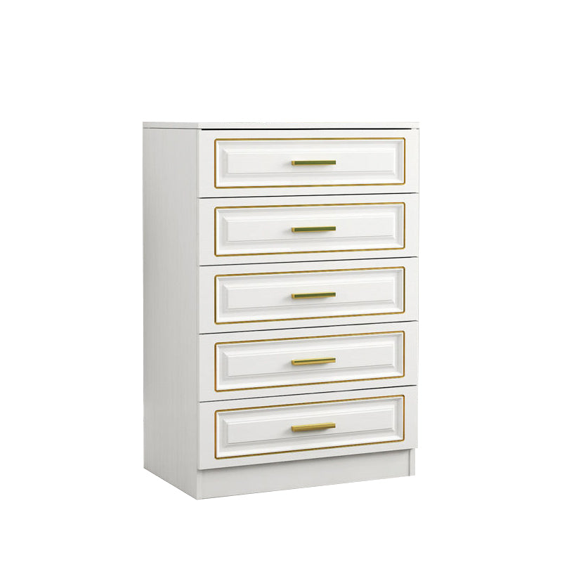 15.75" W Bachelor's Chest Wooden Home Double Dresser Without Mirror