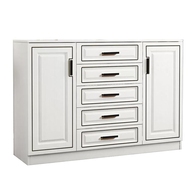 15.75" W Bachelor's Chest Wooden Home Double Dresser Without Mirror