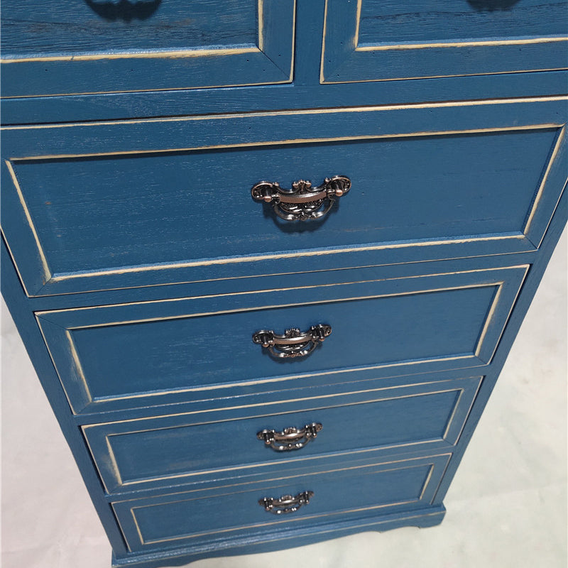 Coastal Storage Chest Dresser Solid Wood Storage Chest with 4/5/6 Drawers