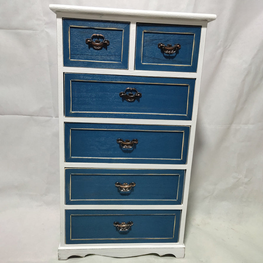 Coastal Storage Chest Dresser Solid Wood Storage Chest with 4/5/6 Drawers