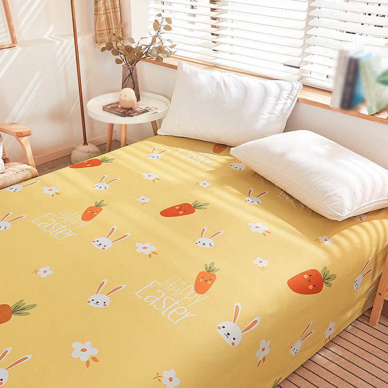 Polyester Ultra Soft Bed Sheet Standard Deep Pocket Fitted Sheet