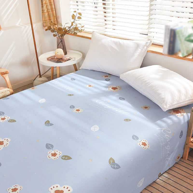 Polyester Ultra Soft Bed Sheet Standard Deep Pocket Fitted Sheet