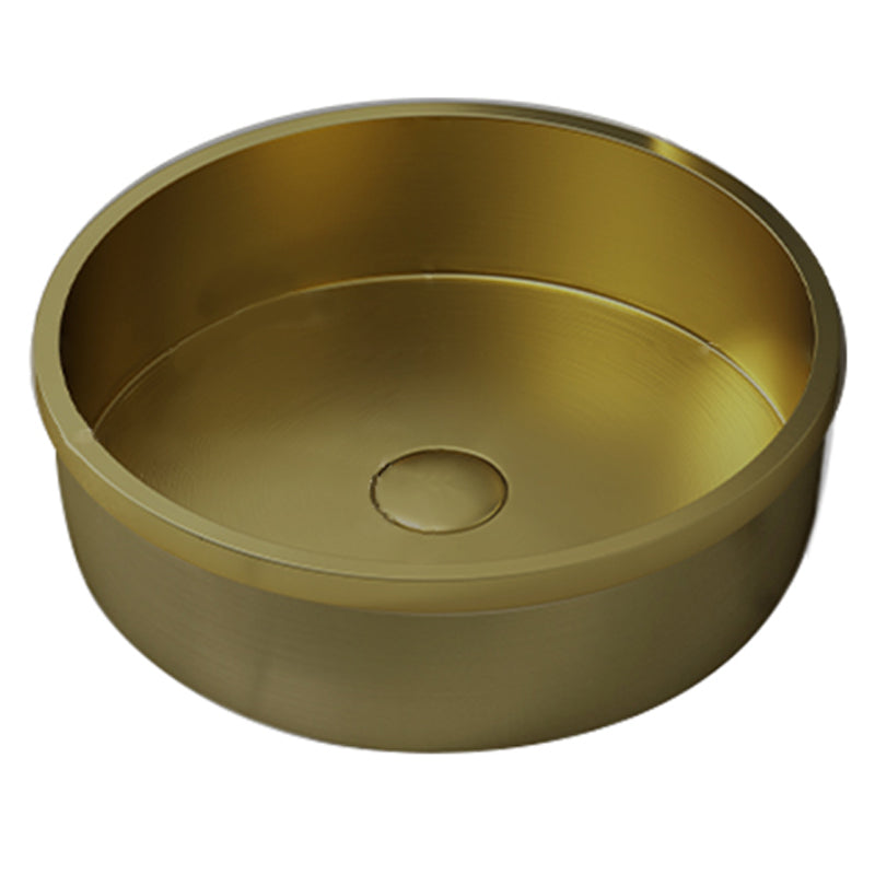 Modern No Craftsmanship Wash Stand Metal Round Bathroom Sink
