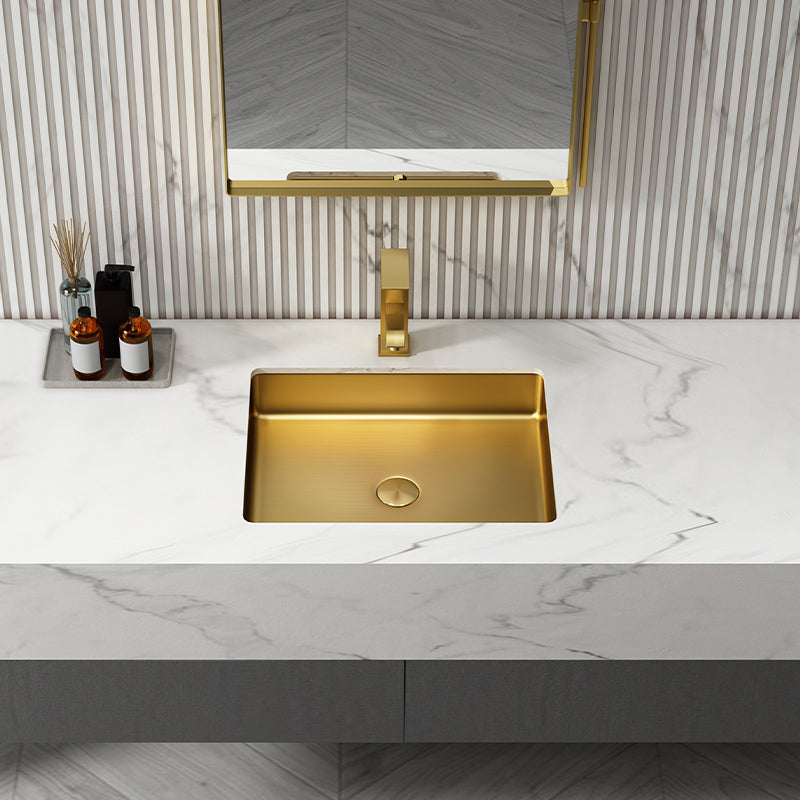 Metal Trough Bathroom Sink Modern Rectangular Trough Bathroom Sink