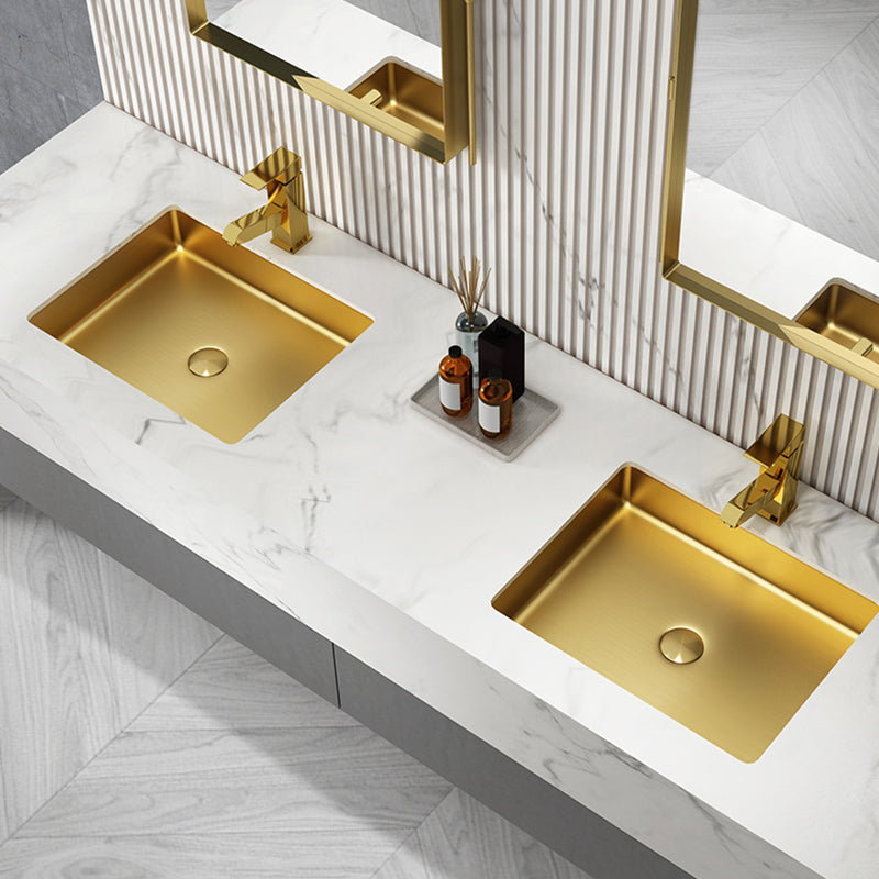 Metal Trough Bathroom Sink Modern Rectangular Trough Bathroom Sink
