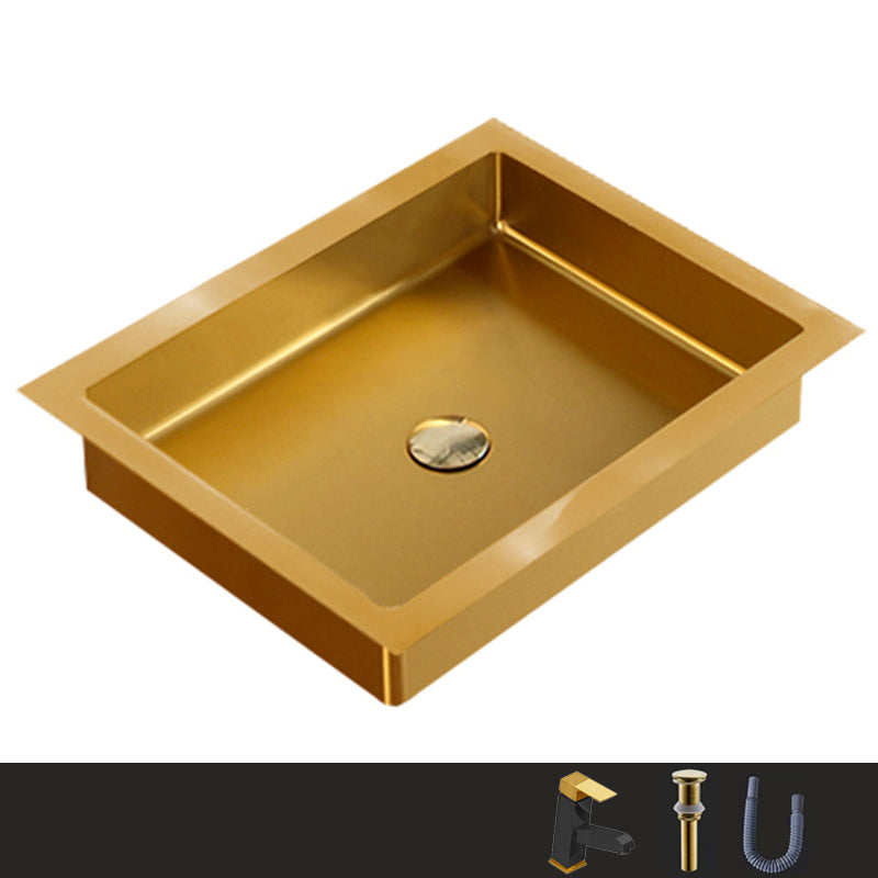 Metal Trough Bathroom Sink Modern Rectangular Trough Bathroom Sink