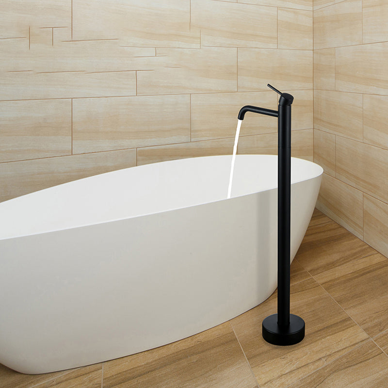 Modern Freestanding Bathtub Faucet Metal Bathroom Faucet with Handle