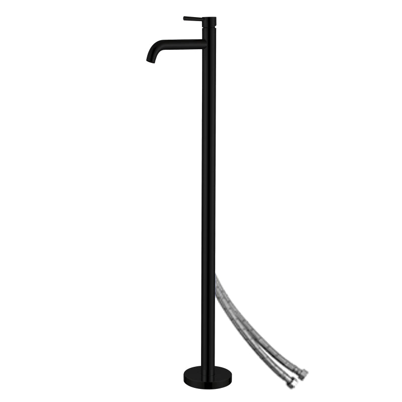 Modern Freestanding Bathtub Faucet Metal Bathroom Faucet with Handle