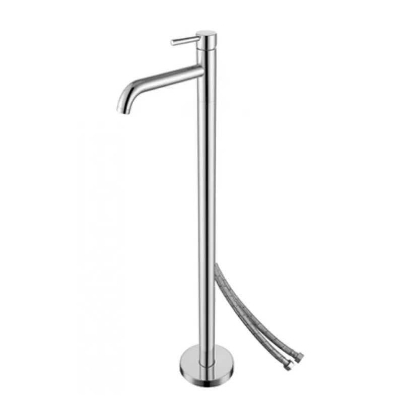 Modern Freestanding Bathtub Faucet Metal Bathroom Faucet with Handle