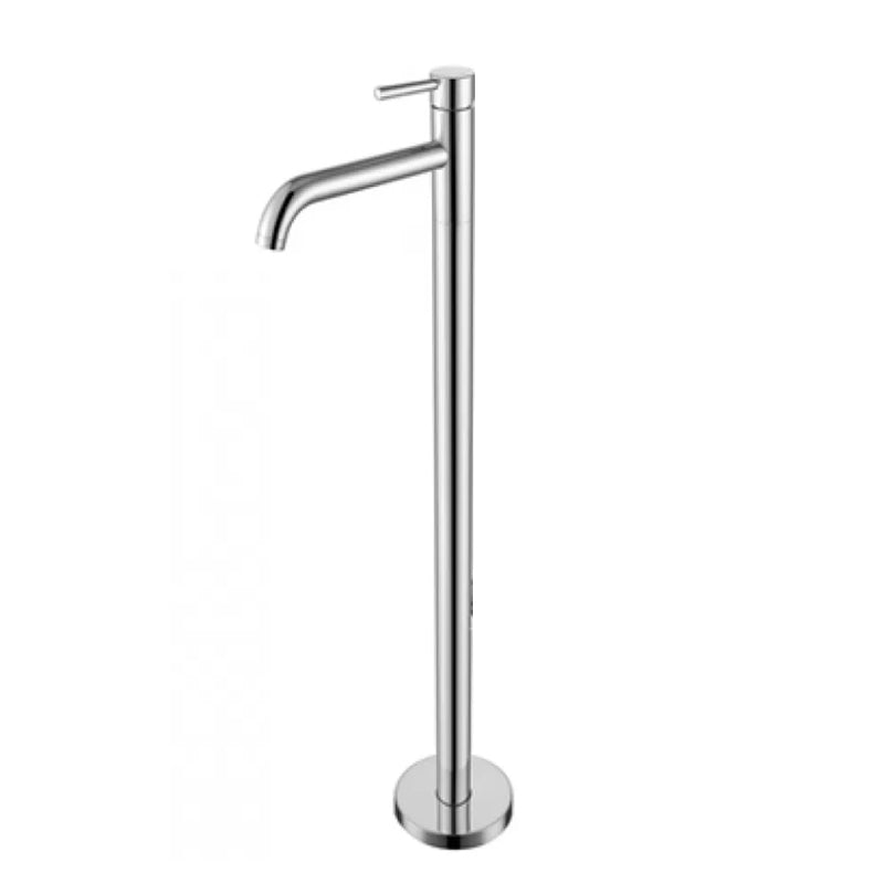 Modern Freestanding Bathtub Faucet Metal Bathroom Faucet with Handle