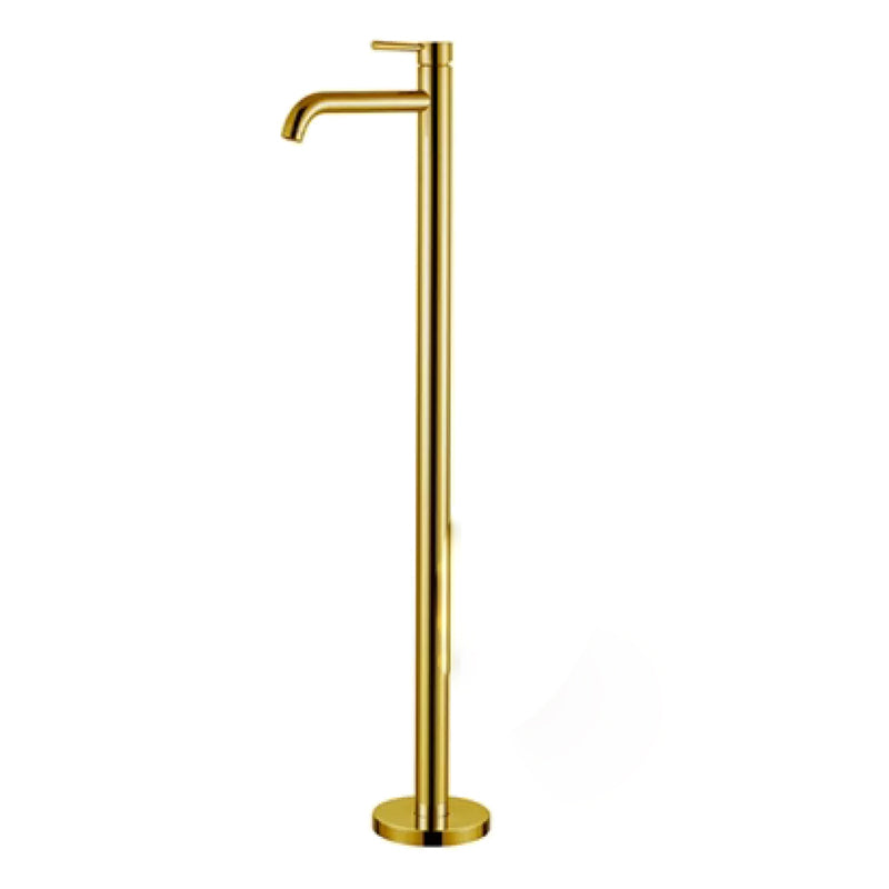 Modern Freestanding Bathtub Faucet Metal Bathroom Faucet with Handle