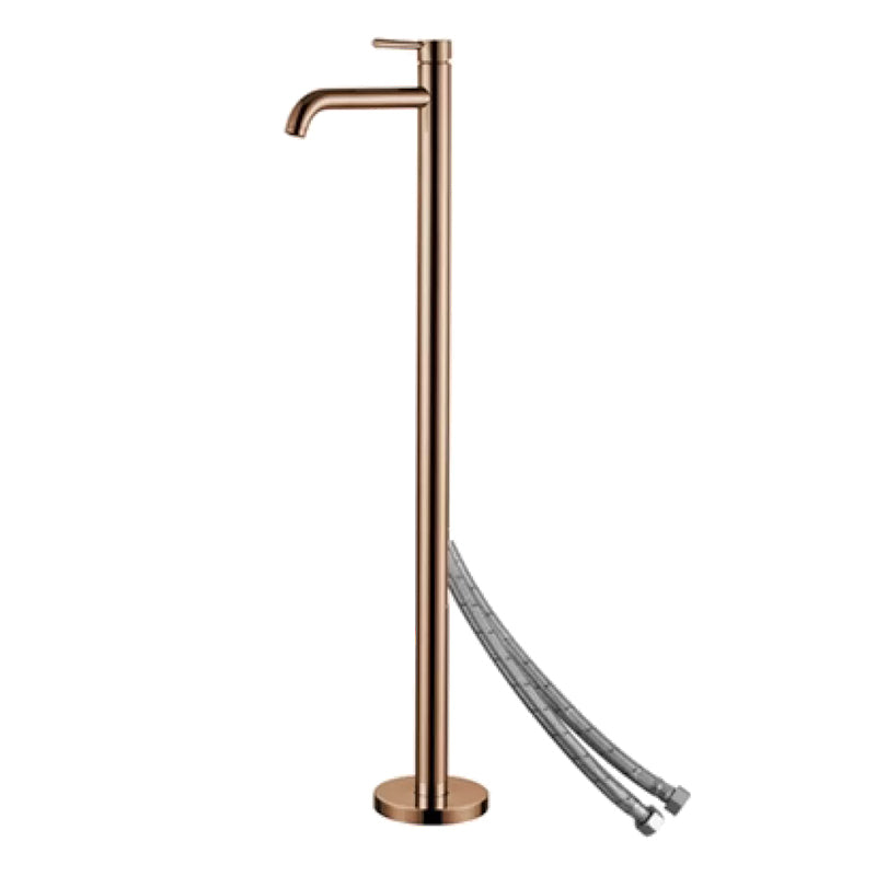 Modern Freestanding Bathtub Faucet Metal Bathroom Faucet with Handle