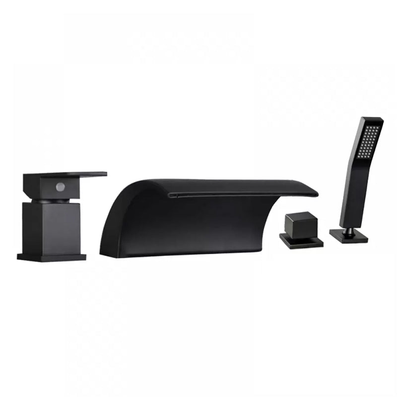 Contemporary Bath Faucet Trim Metal Deck Mounted Bathroom Faucet