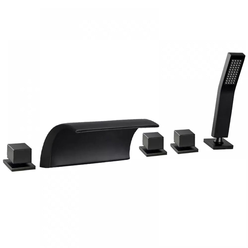Contemporary Bath Faucet Trim Metal Deck Mounted Bathroom Faucet