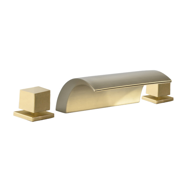 Contemporary Bath Faucet Trim Metal Deck Mounted Bathroom Faucet