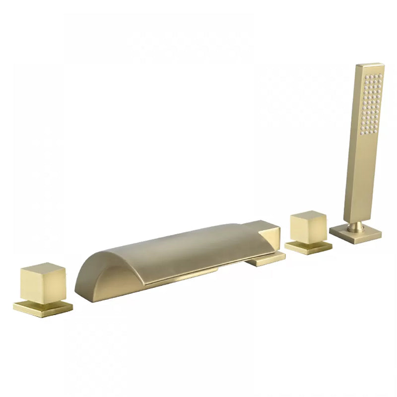 Contemporary Bath Faucet Trim Metal Deck Mounted Bathroom Faucet