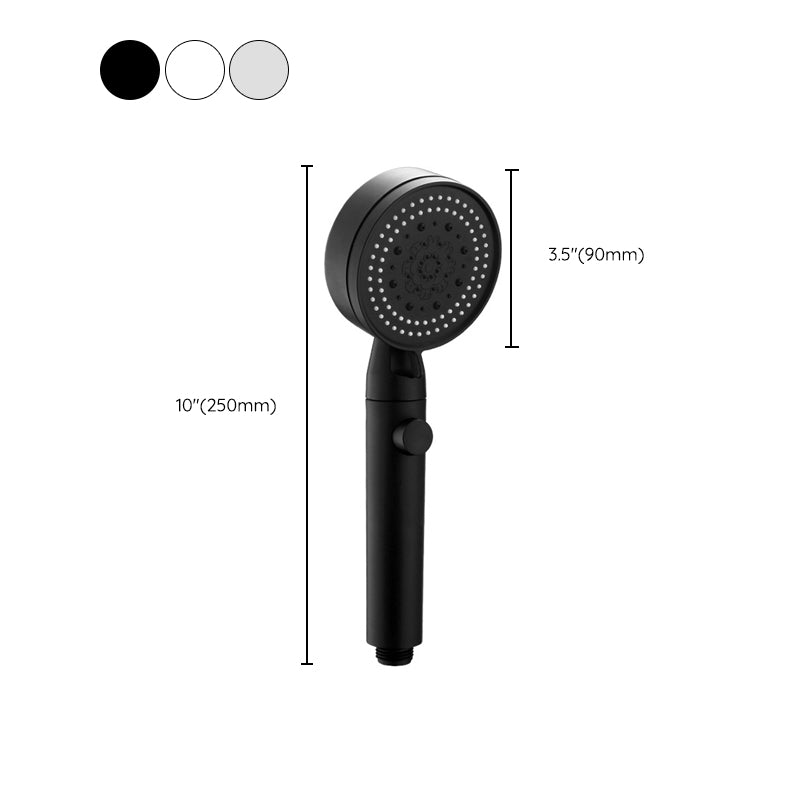 Modern Plastic Shower Head Adjustable Spray Pattern Handheld Shower Head