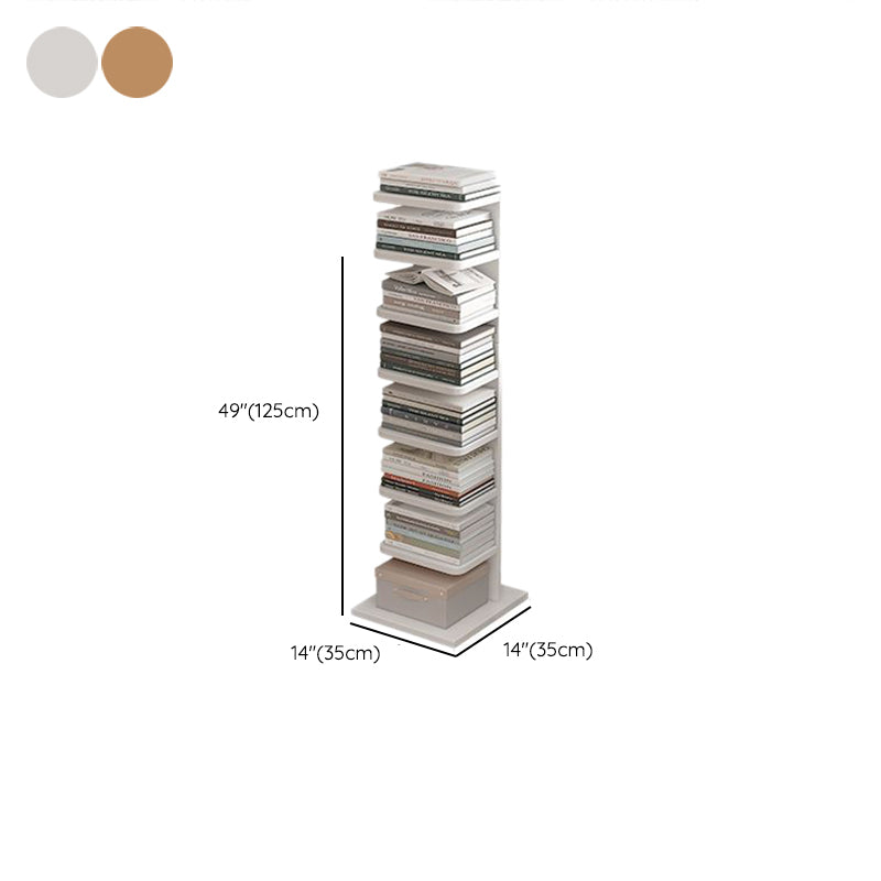 Contemporary Bookshelf Engineered Wood Bookcase for Study Room