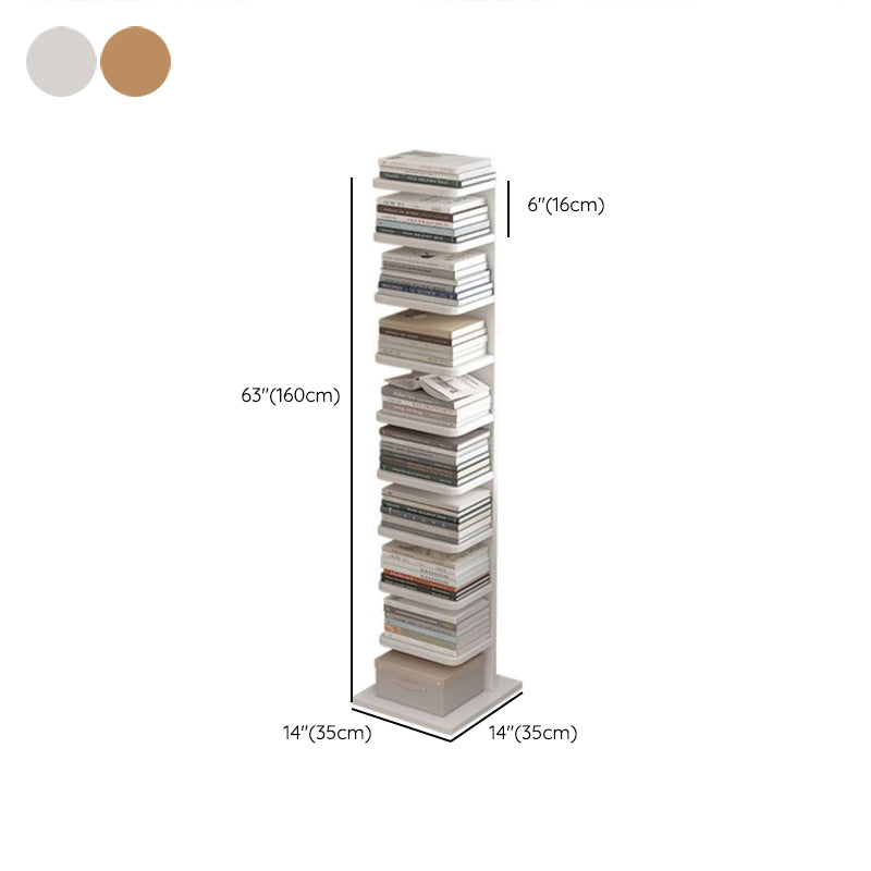 Contemporary Bookshelf Engineered Wood Bookcase for Study Room