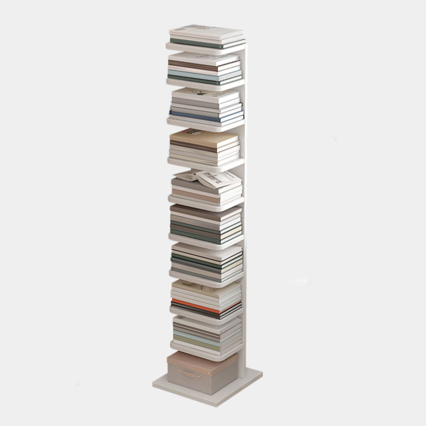 Modern Manufactured Wood Etagere Open Bookshelf for any Room