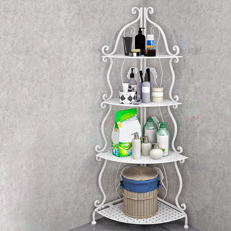 Metal Vertical Book Shelf Etagere Open Shelf Bookcase for Home