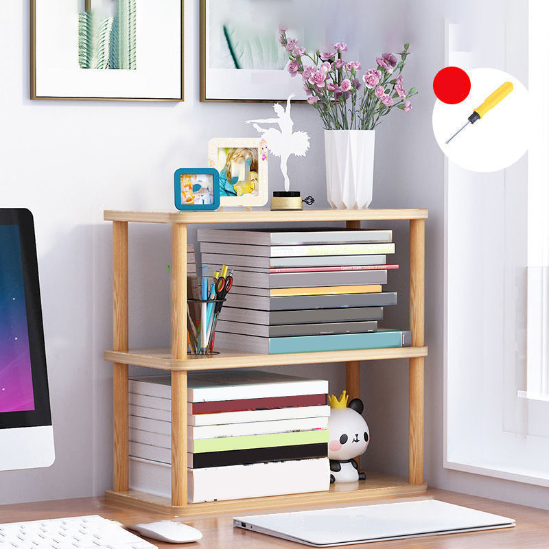 Standard Contemporary Shelf Bookcase Engineered Wood Open Bookcase