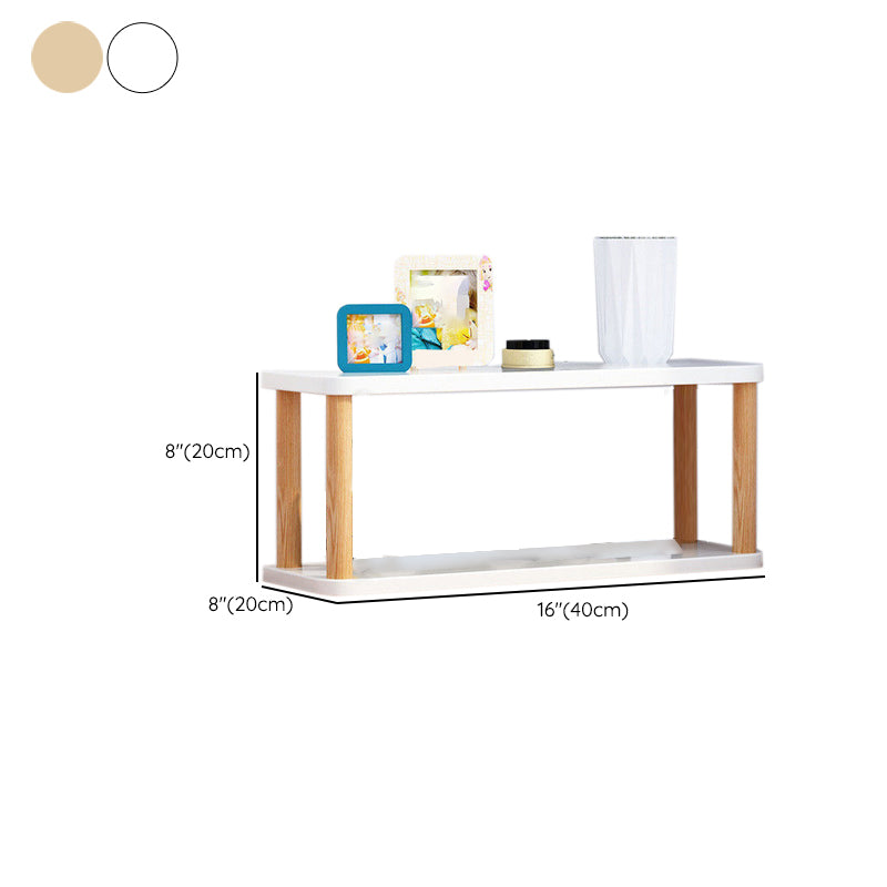 Standard Contemporary Shelf Bookcase Engineered Wood Open Bookcase