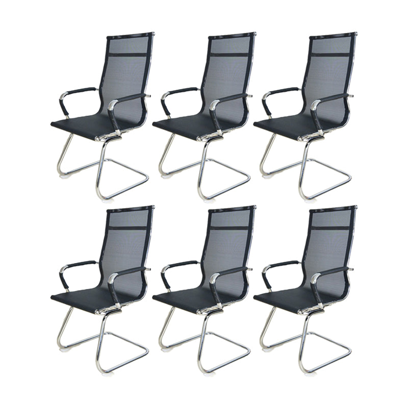 Modern Arms Included Office Chair No Distressing Chrome Frame Chair