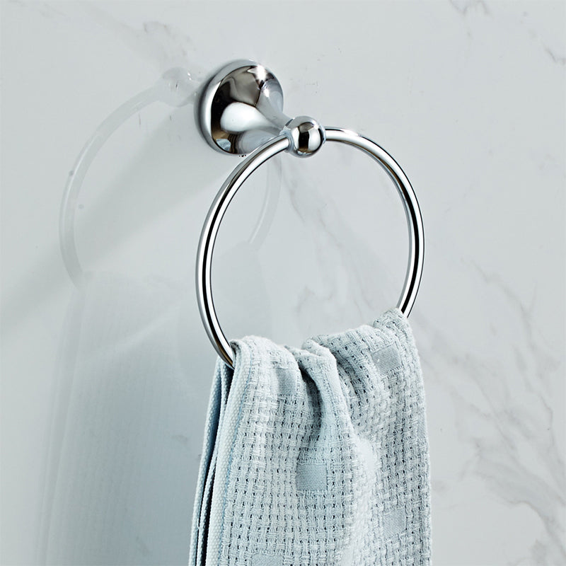 Metal Bathroom Set Traditional Style Chrome Bathroom Hardware Set