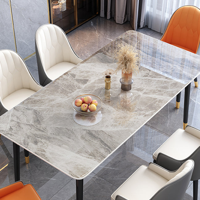 Rectangle Stone Dining Table Luxury Dining Table for Dining Room