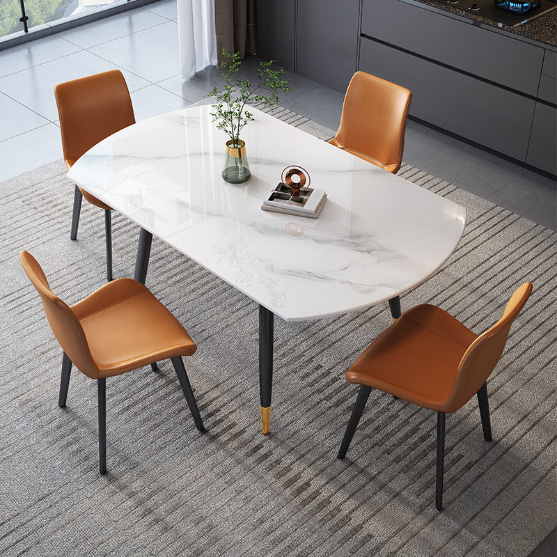 Round Extendable Dining Table Contemporary Stone Dining Table