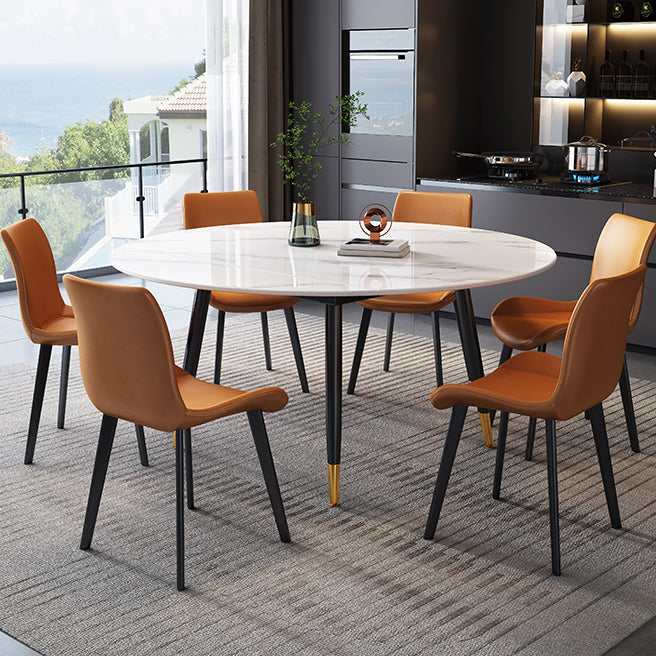 Round Extendable Dining Table Contemporary Stone Dining Table