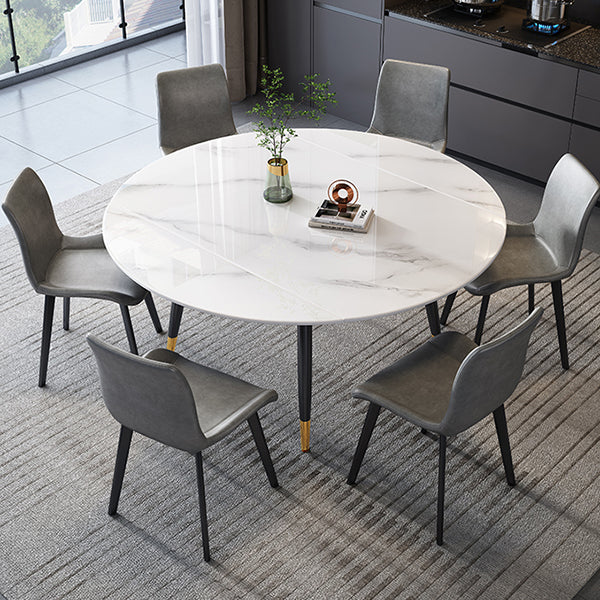 Round Extendable Dining Table Contemporary Stone Dining Table