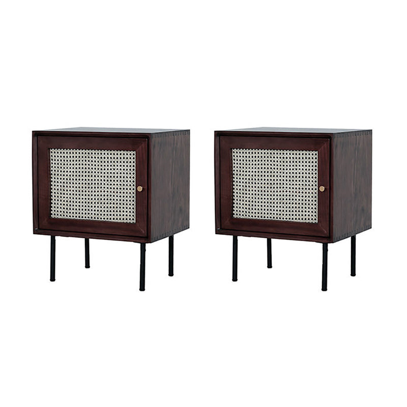 Cabinets Included Bedside Cabin Solid Wood Night Table for Bedroom