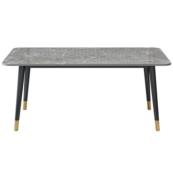 Contemporary Stone Writing Desk 29.53-inch Tall Office Desk with Parsons Base