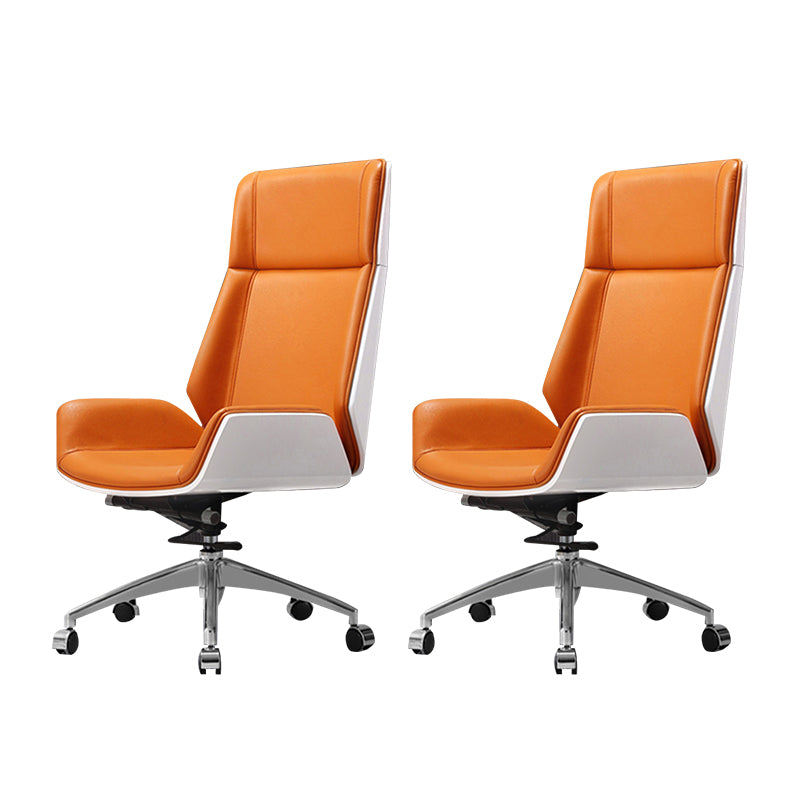 Contemporary Slide Swivel Chair Executive High Back Managers Chair