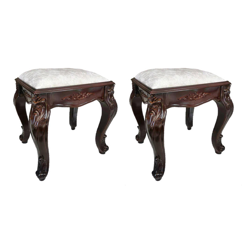 Upholstered Pouf Ottoman Pure Color Metal Frame Craving Stain Resistant Poof Stool