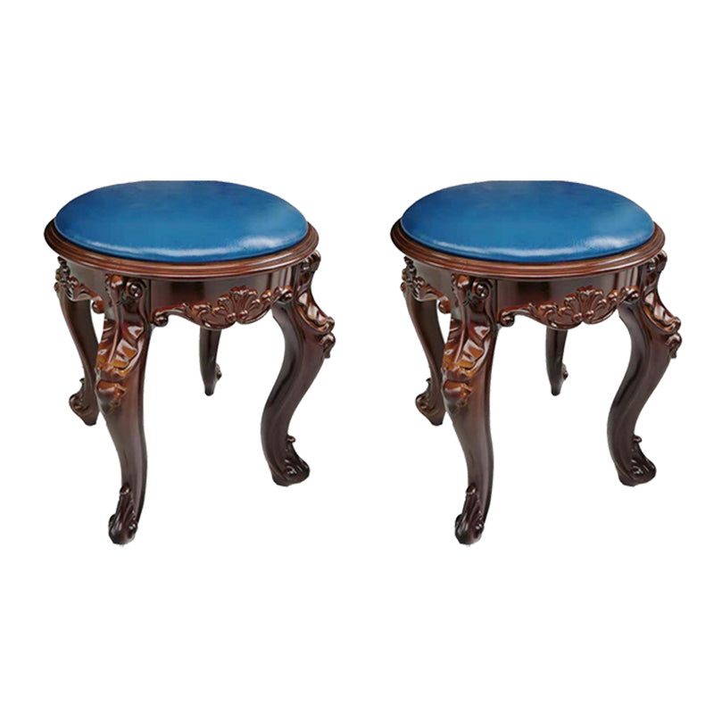 Upholstered Pouf Ottoman Pure Color Metal Frame Craving Stain Resistant Poof Stool