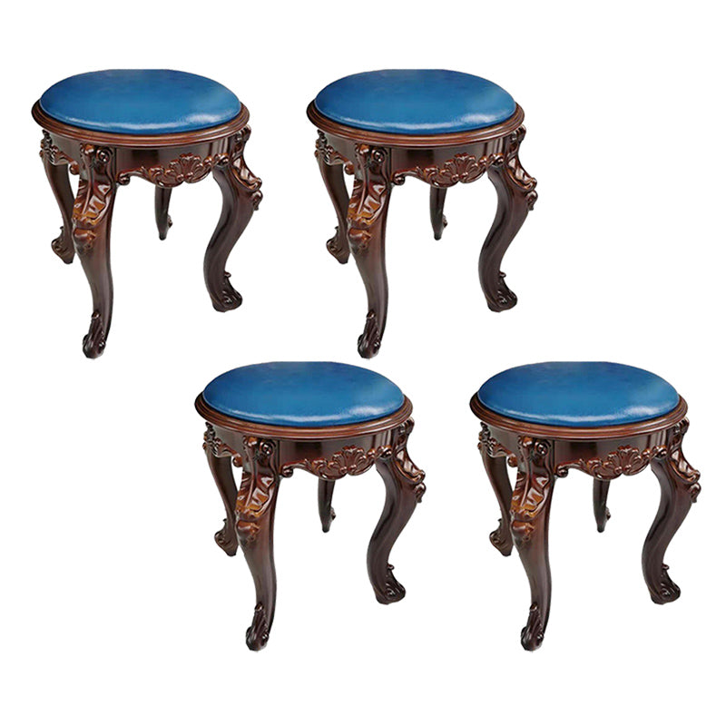 Upholstered Pouf Ottoman Pure Color Metal Frame Craving Stain Resistant Poof Stool