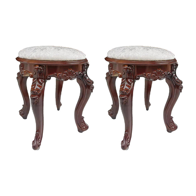 Upholstered Pouf Ottoman Pure Color Metal Frame Craving Stain Resistant Poof Stool