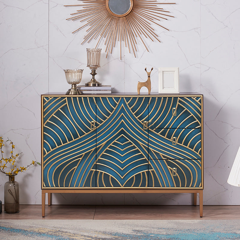 15.6-inch W Solid Wood Storage Chest Classic Glam Storage Chest Dresser