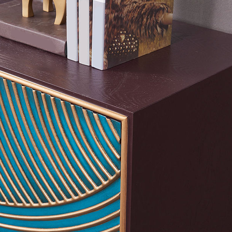 15.6-inch W Solid Wood Storage Chest Classic Glam Storage Chest Dresser